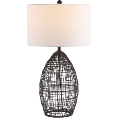 Edren Table Lamp in Black and White