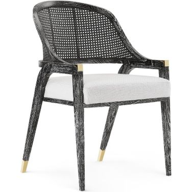 Edward Chair Set of 2 In Jet Black
