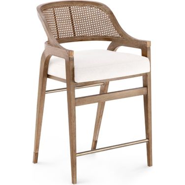 Edward Counter Stool Set of 2 In Driftwood