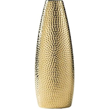 Efim Goldtone Large Vase