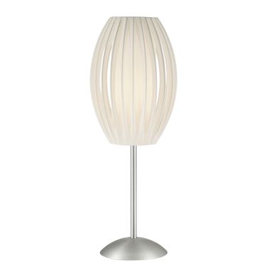 Egg Table Lamp In Brushed Nickel