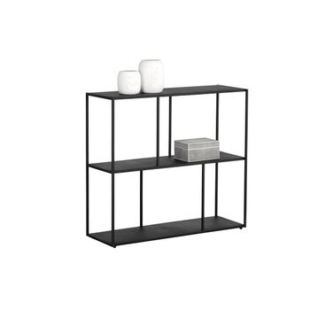 Eiffel Medium Low Bookcase In Black