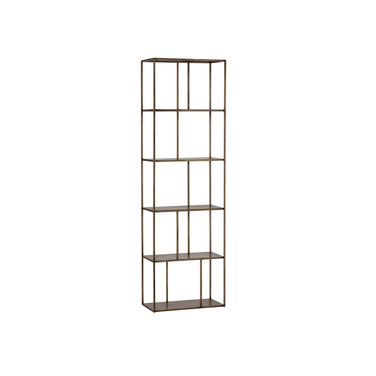 Eiffel Small Bookcase In Antique Brass