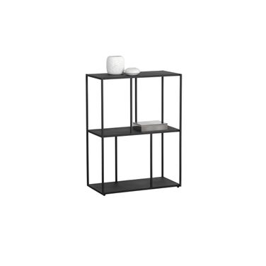 Eiffel Small Low Bookcase In Black