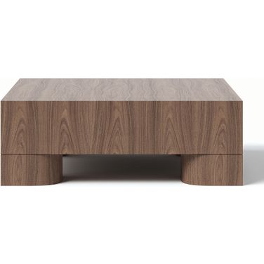 Eka Square Coffee Table In Walnut