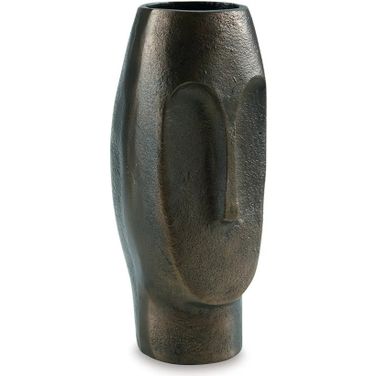 Elanman Vase In Antique Bronze