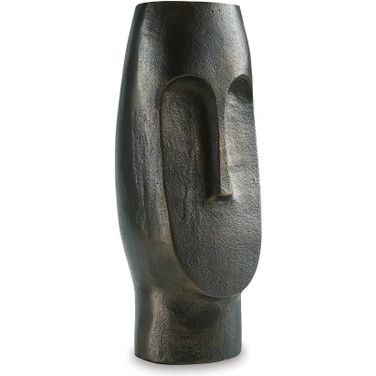 Elanman Vase In Antique Bronze
