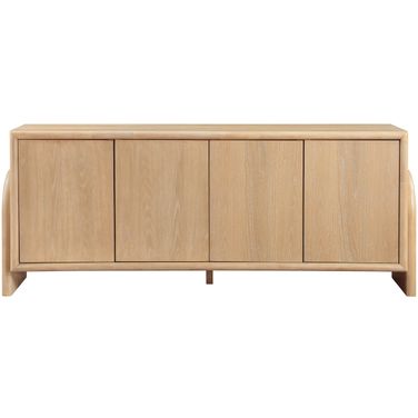 Elanor Oak Veneer and Solid Wood Sideboard/Buffet In Natural
