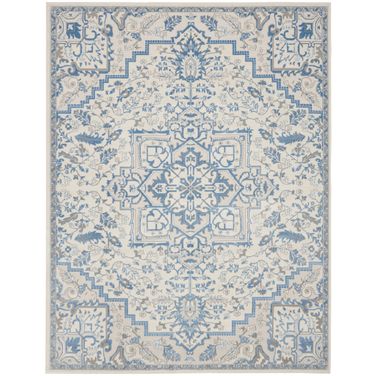 Elation 9' x 12' Indoor Rug In Ivory Blue