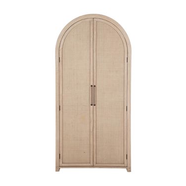 Elba Cabinet In Blonde Natural and Antique Bronze