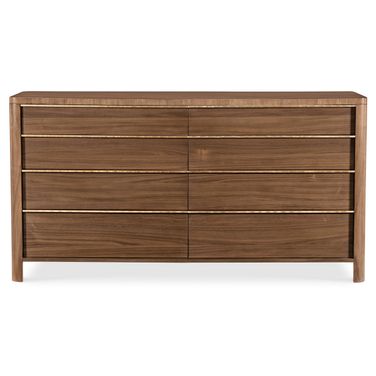 Eleana Eight Drawer Dresser In Walnut