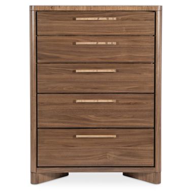 Eleana Five Drawer Chest In Walnut