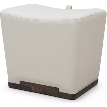 Electra White Ottoman
