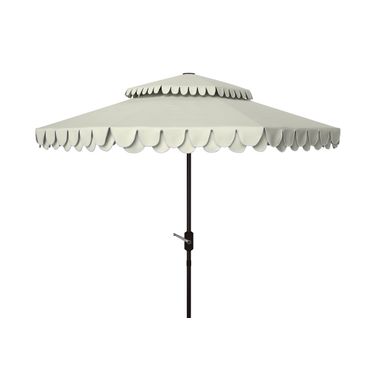Elegant Valance 9Ft Double Top Umbrella PAT8206C