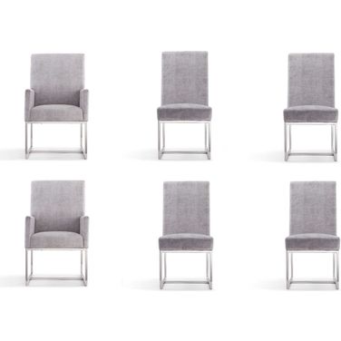 Element 6-Piece Dining Chairs in Grey