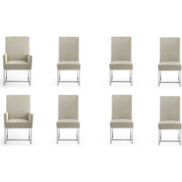 Element 8-Piece Dining Chairs in Champagne