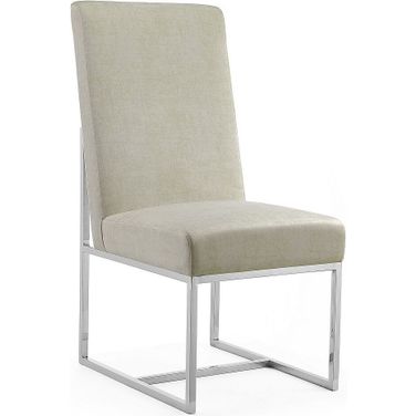 Element Velvet Dining Chair in Champagne