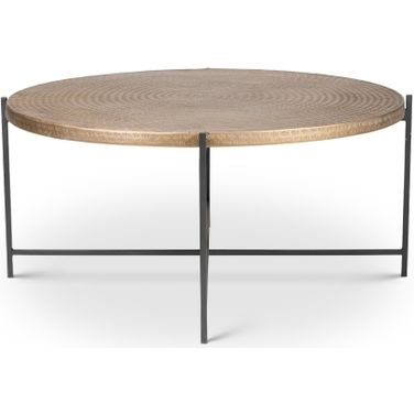 Elements Navi Coffee Table In Antique Brass