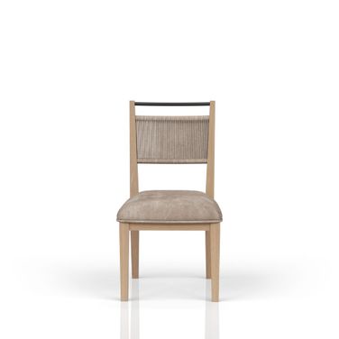 Elements Rope Back Chair In Toffee