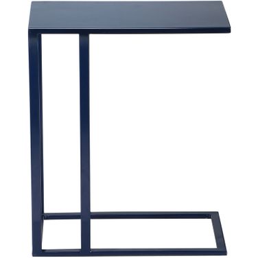 Elements Tanu C-Table Enamel Top End Table In Navy