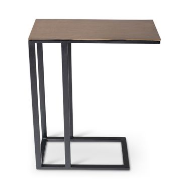 Elements Tanu C-Table End Table In Antique Brass