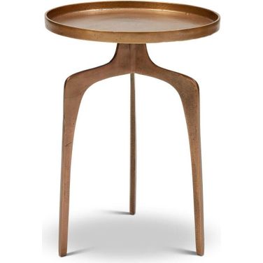 Elements Vinya End Table In Antique Brass