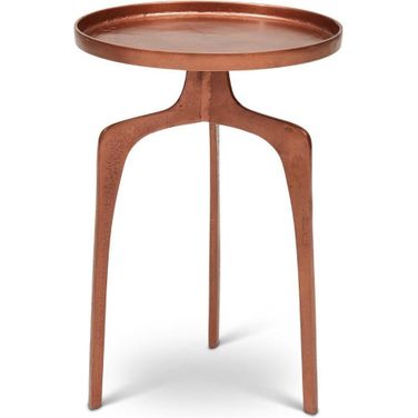 Elements Vinya End Table In Vintage Copper