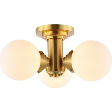Elenna Flush Mount in Gold