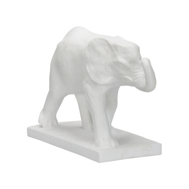 Elephant In White and Cream