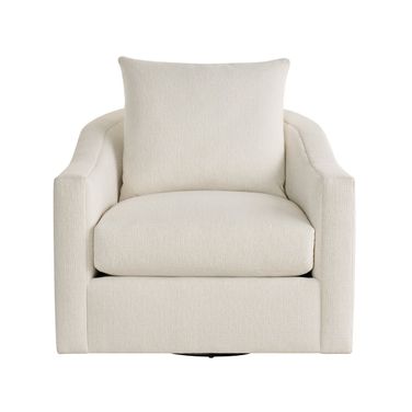 Eli Swivel Chair In Ivory