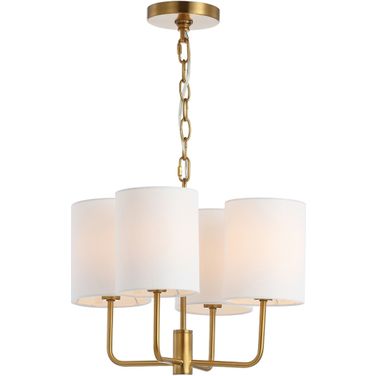 Elias Brass Gold Chandelier
