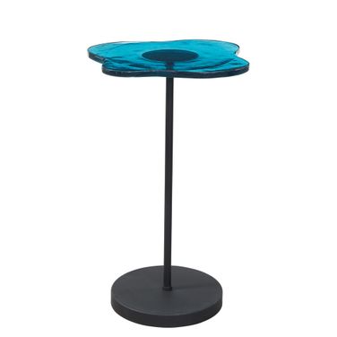 Elijah Accent Table In Blue and Black