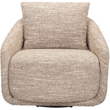 Elio Lounge Chair In Beige