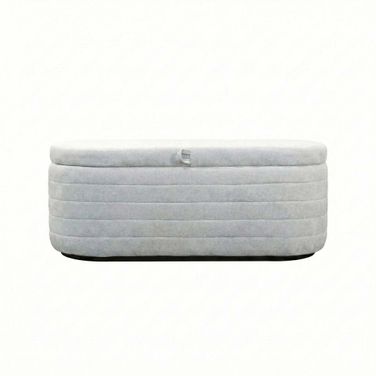 Elio Storage Bench In Platinum and Matte Black