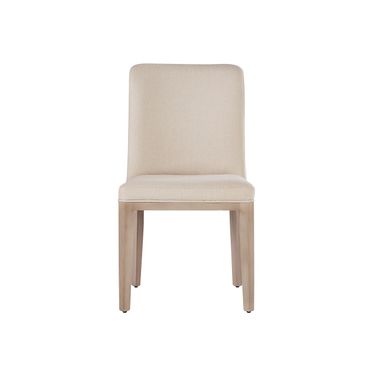 Elisa Dining Chair In Light Oak and Mainz Cream