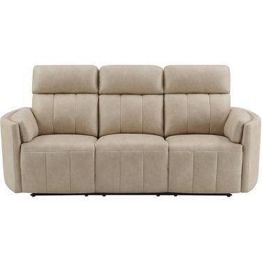 Elison Motion Sofa In Dark Beige and Stone