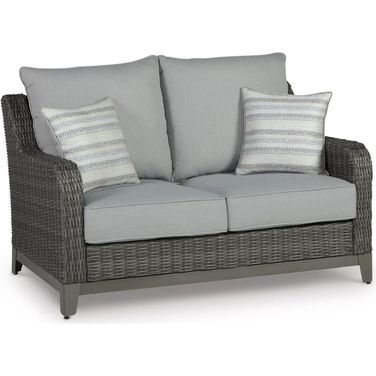 Elite Park Gray Loveseat W/Cushion
