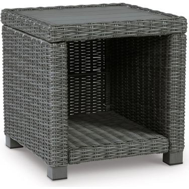 Elite Park Gray Square End Table