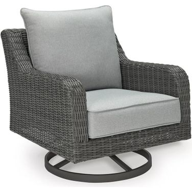 Elite Park Gray Swivel Lounge W/ Cushion