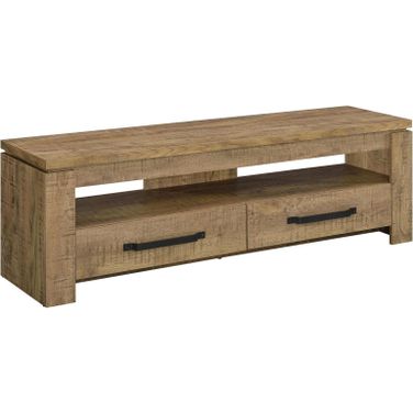 Elkton 2-drawer Engineered Wood 59 Inch TV Stand Mango