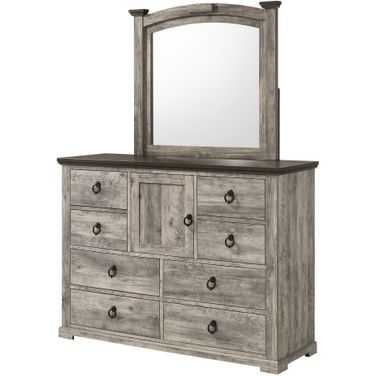 Ella-Mae Dresser Mirror In Gray
