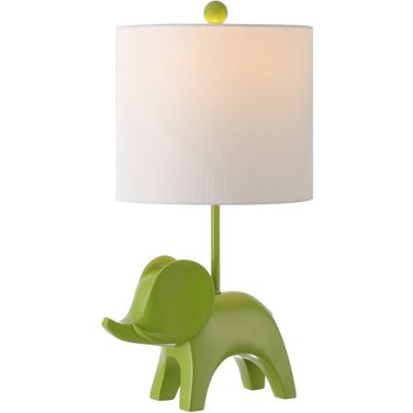 Ellie Elephant Lamp in Green