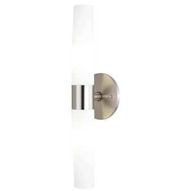 Elliot 20.5 Inch 2 Light Wall Light In Satin Nickel