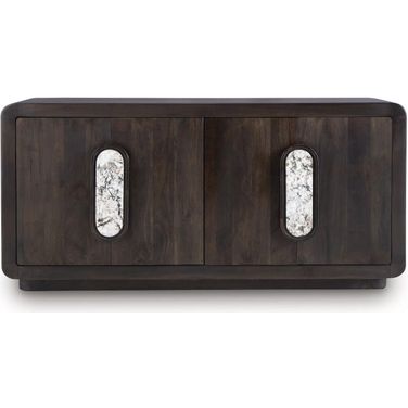 Elliston Accent Cabinet In Espresso Brown