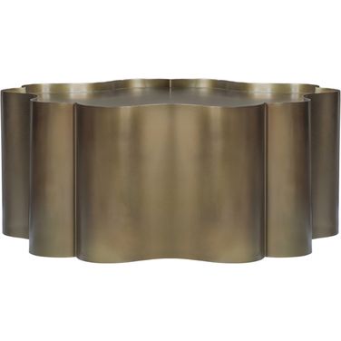 Eloise Iron Coffee Table In Brass