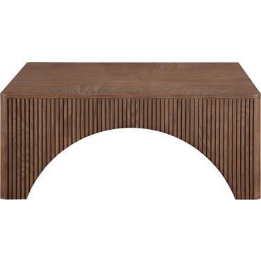 Eloise Oak Veneer Coffee Table In Brown