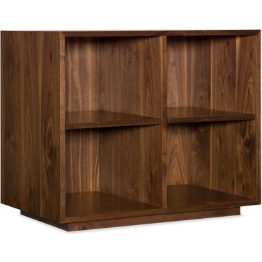 Elon Medium Wood Bunching Short Bookcase