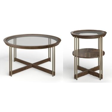 Elora Occasional Table Set In Walnut