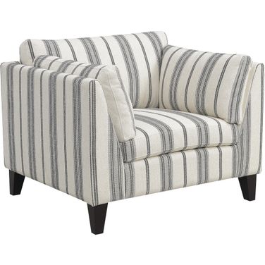 Elsbury Accent Chair In Gray