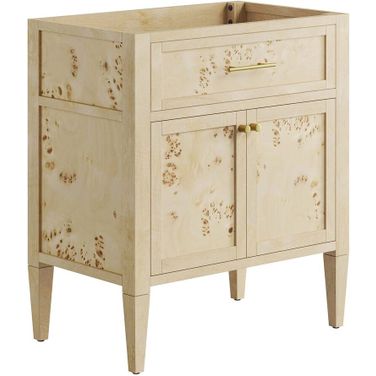 Elysian 30 Inch Bathroom Vanity Cabinet In Burgundy